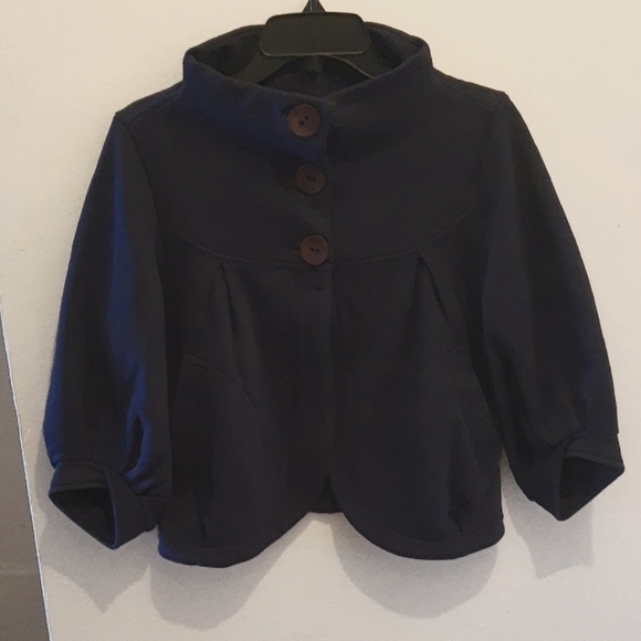 Mavi Jackets & Blazers - Mavi Navy Blue Crop Jacket Size S